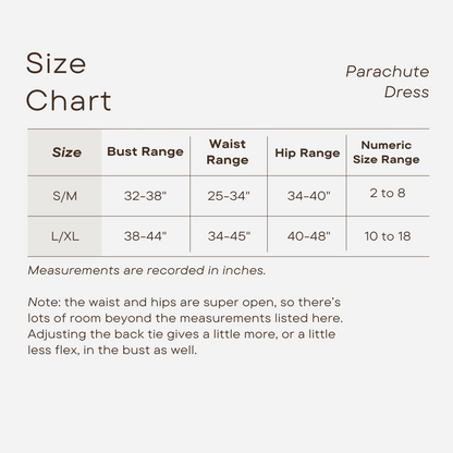PARACHUTE DRESS