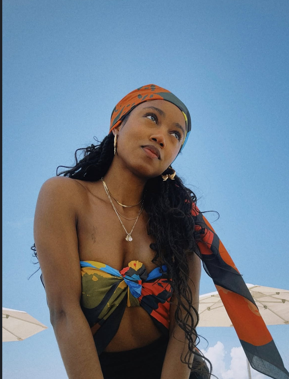 Stained Glass Oversized Bandana – ESSENCE NYRIE