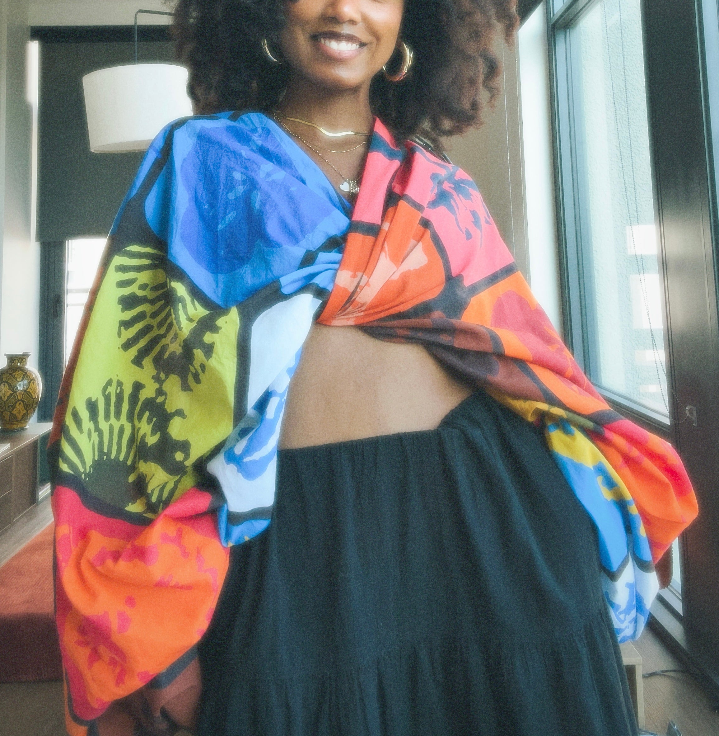 Stained Glass Oversized Bandana – ESSENCE NYRIE